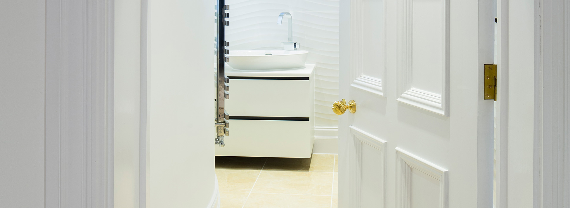 Traditional white doors