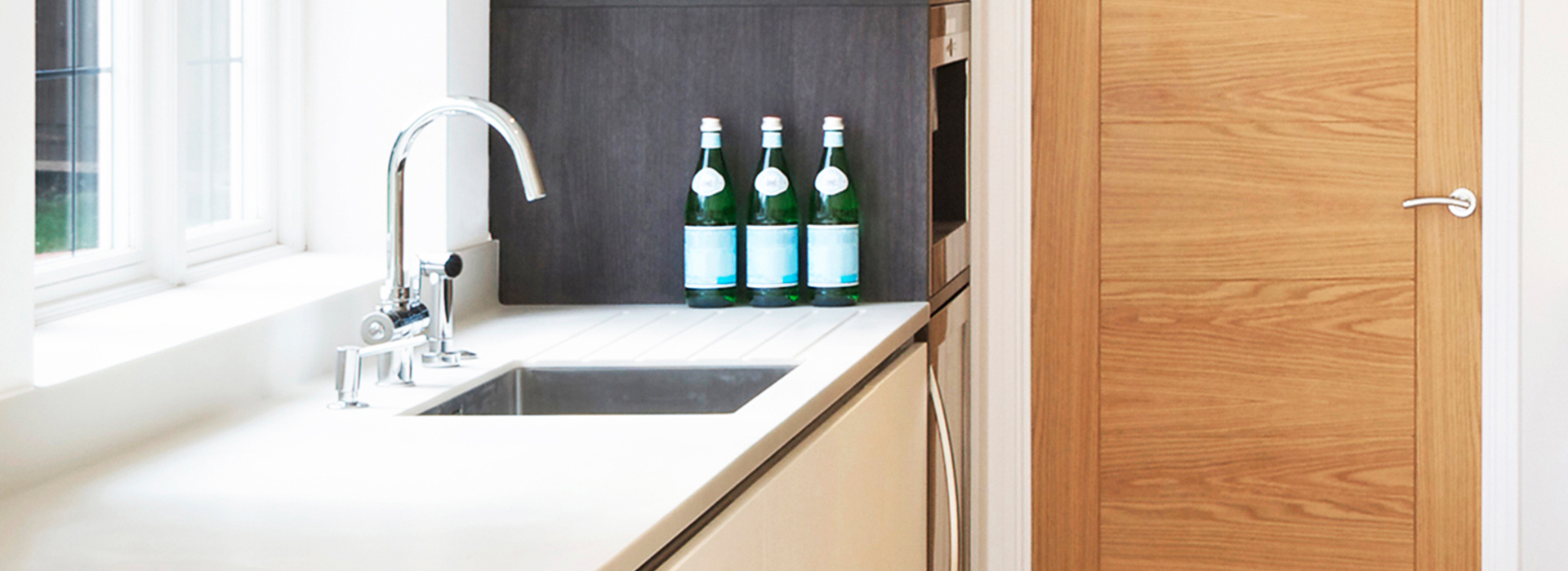 Oak kitchen door