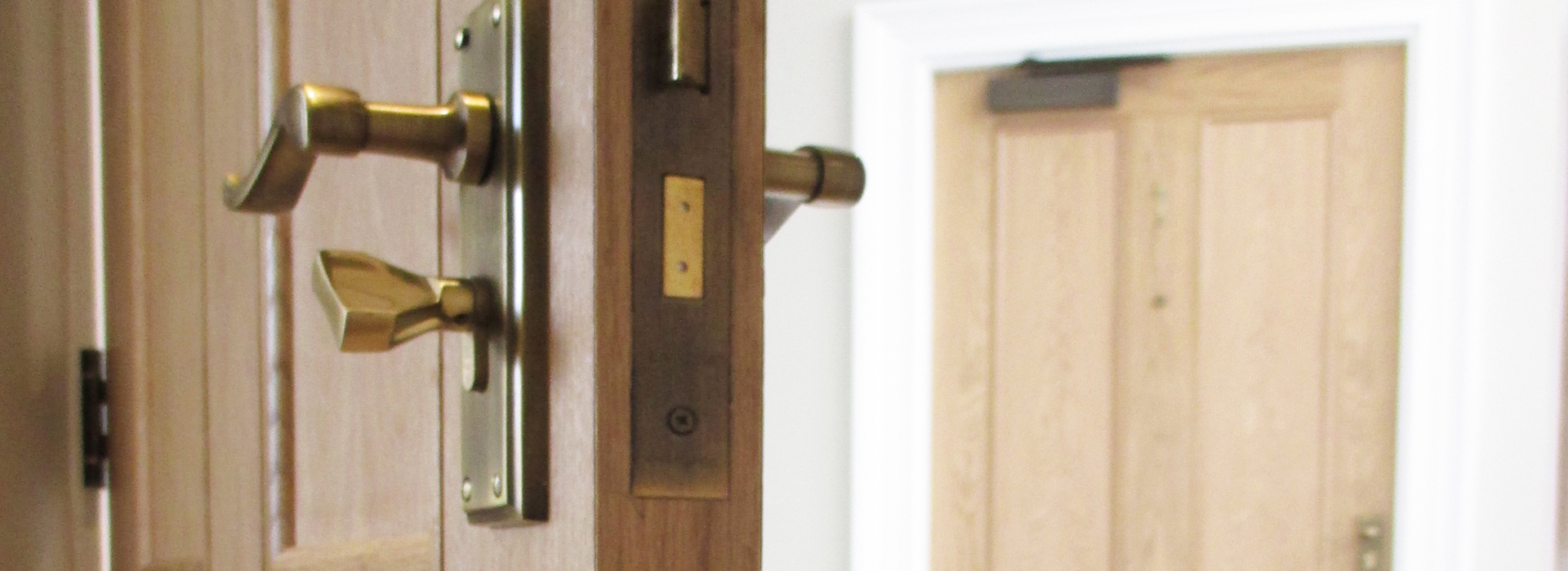 Traditional brass hardware