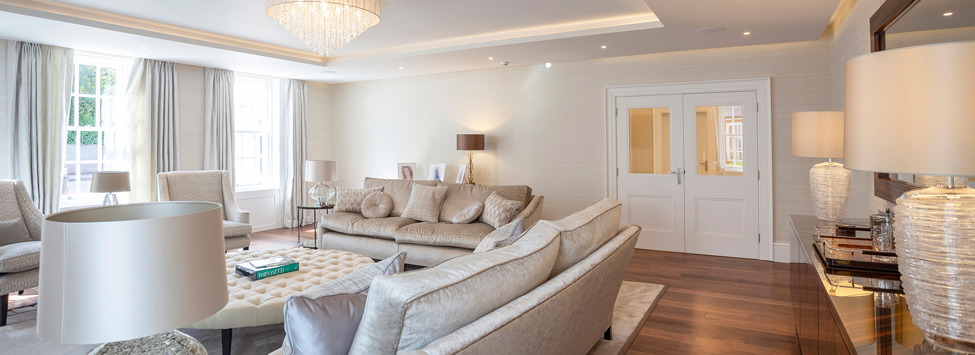 Luxury interior double doors