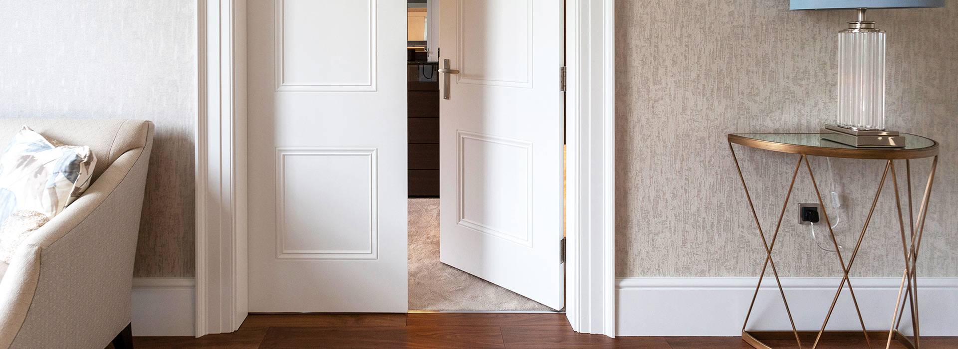 High-end interior double doors